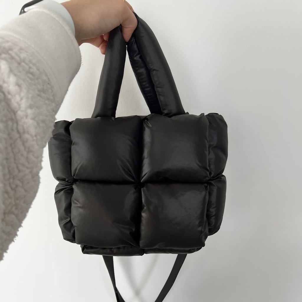 Elia Quilted Mini Puffer Tote Bag