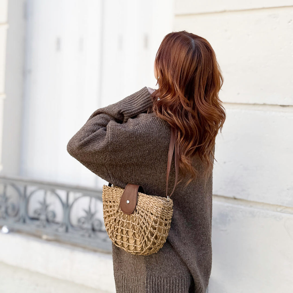 Ella Woven Crossbody Bag