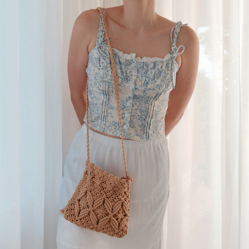 Ana Macramé Crossbody Bag