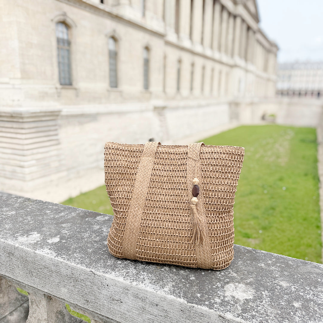 Mia Woven Tote Bag