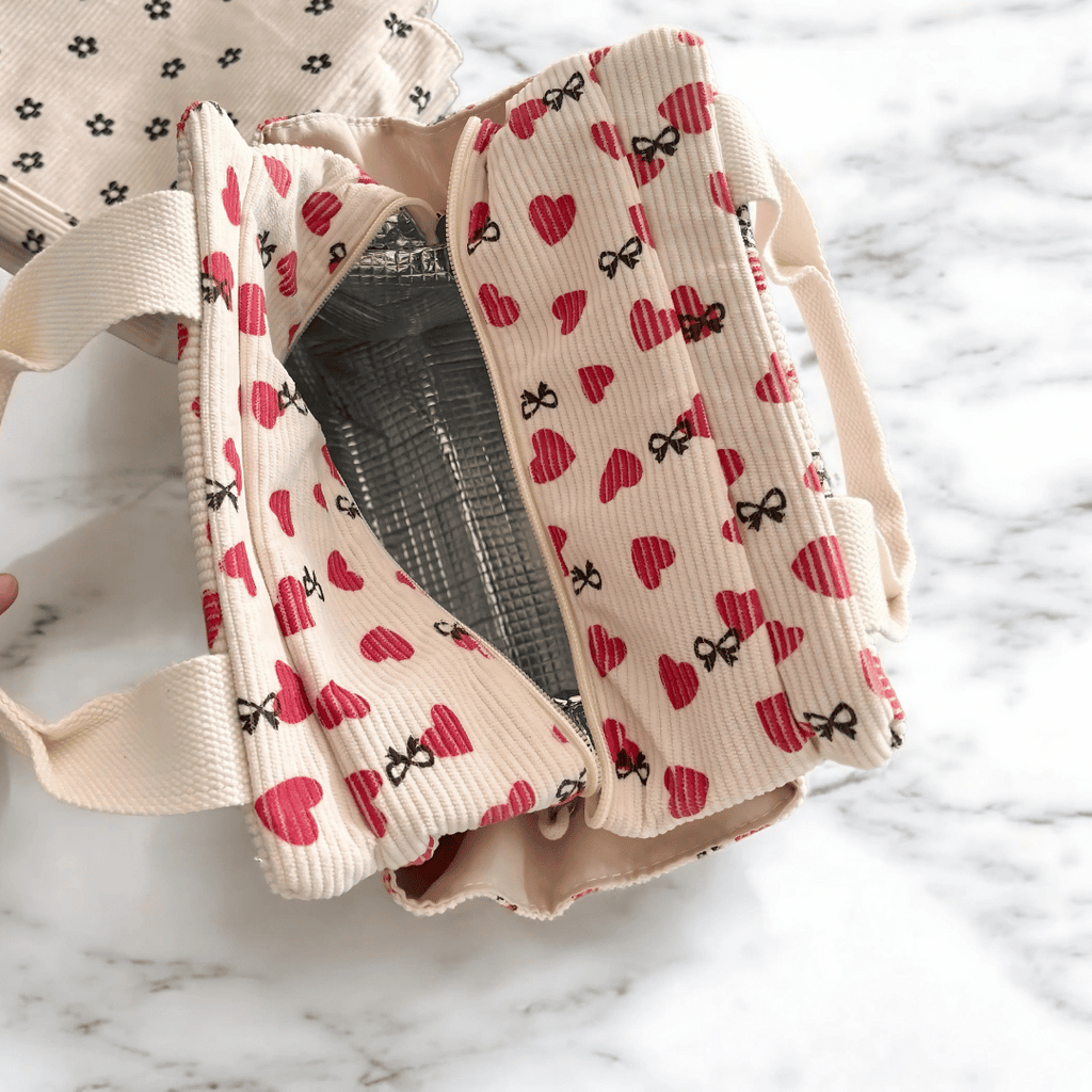 Lovely Corduroy Lunch Bag