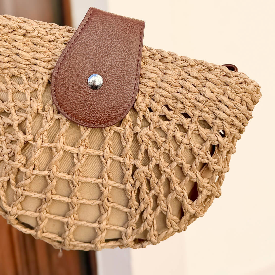 Ella Woven Crossbody Bag