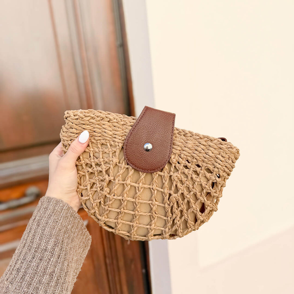 Ella Woven Crossbody Bag