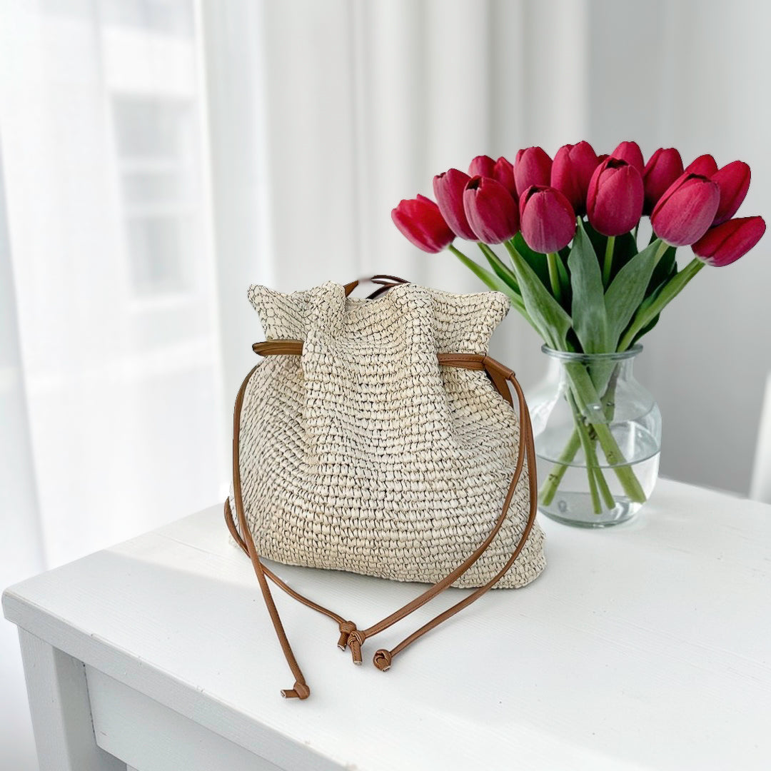 Nola Woven Shoulder Bag