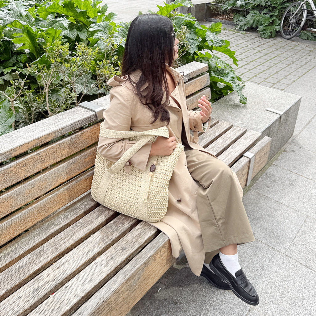 Mia Woven Tote Bag