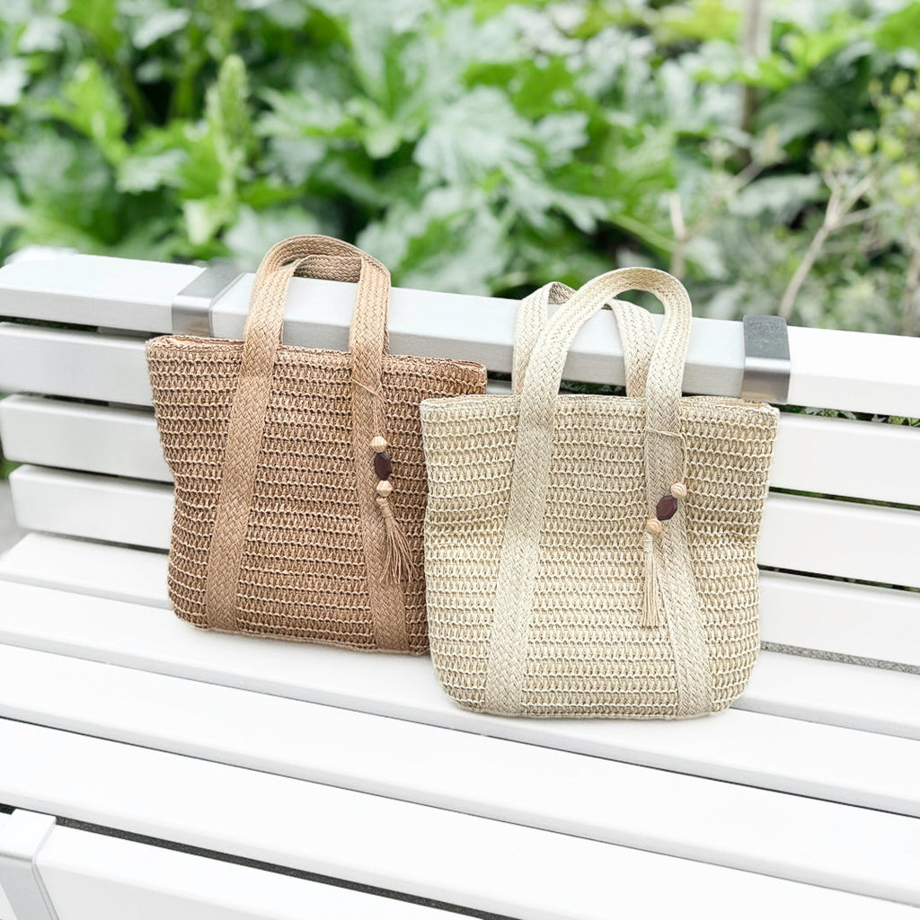Mia Woven Tote Bag